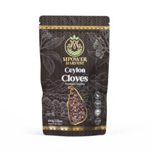 MPower Harvest Ceylon Cloves 100g — whole dried cloves in packaging, hand-picked and sourced from Sri Lanka